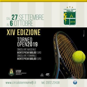 Scopri di più sull'articolo XIV edizione Torneo Open città di Melfi