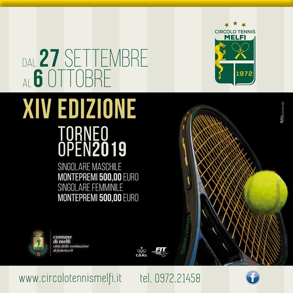 Scopri di più sull'articolo XIV edizione Torneo Open città di Melfi